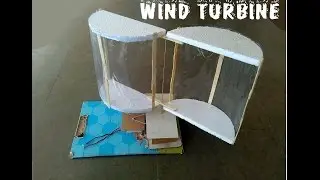 How to make wind turbine - cool science project