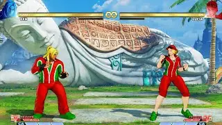 SFV:CE Ken Vs Lucia (Hardest Battle Match) Street Fighter V