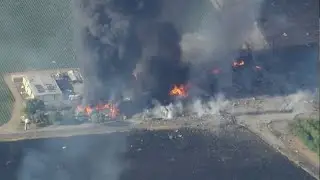 Crews respond to fire at fireworks facility in Yolo County