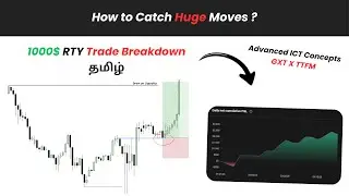 How to Catch HUGE Moves on RTY | Advanced ICT Concepts | GXT &times; TTFM | $1000 Trade (தமிழ்)
