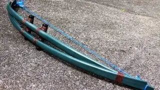 A 65 Pound Centershot PVC Bow Part 1 - Layout and Flattening