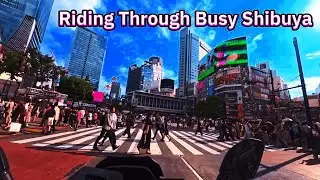 【4K】Daytime Ride in Shibuya Tokyo 🏍️🌆 | Japan POV City Vlog