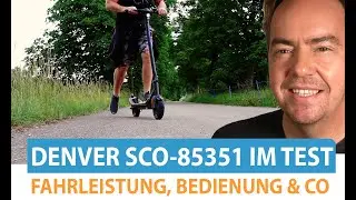 Denver E-Scooter SCO-85351 THOR im Test - Fahrleistungen & Komfort, Beschleunigung und Bedienung