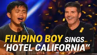 Filipino Boy Sings &ldquo;Hotel California&rdquo; on AGT &mdash; Simon Cowell Hits Golden Buzzer!