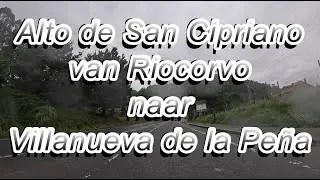 Alto de San Cipriano van Riocorvo naar Villanueva de la Pe&ntilde;a Honda CRF 1000 ATAS
