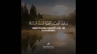Коран Сура 13 &laquo;Гром&raquo;, аят 43. Чтец: Омар аль-Хишам