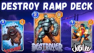 Fun Destroy Ramp Deck Marvel Snap