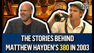 Matthew Hayden&rsquo;s memories of his 380 v Zimbabwe | 2022 | The Front Bar | Cricket Show