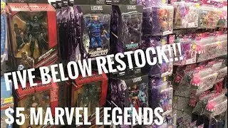 EP75- Five Below Marvel Legends $5 GOTG/ MMPR Bandai Armored Red Ranger Legacy Gamestop Exclusive
