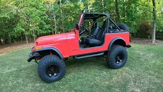 Jeep CJ7 Update 33 - New 35's Look Awesome!!!