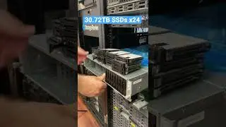Loading up 24 Solidigm P5316 30.72TB QLC SSDs.