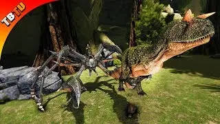 ABERRANT CARNOTAURUS TAMING AND ZOO ENCLOSURE! Ark Aberration Gameplay