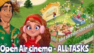 SUNNY HOUSE: OPEN AIR CINEMA - ALL TASKS IN 1 VIDEO #sunnyhousetasks