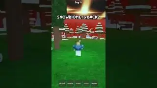 Snow biome is back?