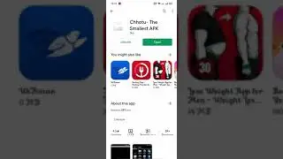 The Smallest App On Play Store| The Smallest App for Android| #shorts