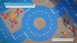 Film z realizacji budowy miasteczka ruchu