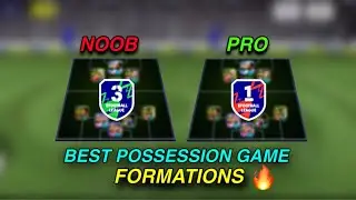 Best Possession Game Formations 🔥 in efootball 2026 | Best Formations Possession Game #efootball 