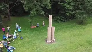 Huge bonfire