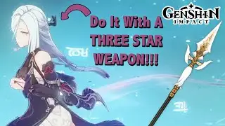 How To Get SHENHE'S Envisaged Echo LONESOME TRANSCENDENCE With a 3 Star Weapon!