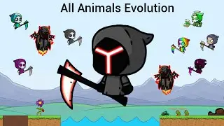 Laser Reaper vs Players Bosses And All Animals Evolution (EvoWorld.io)