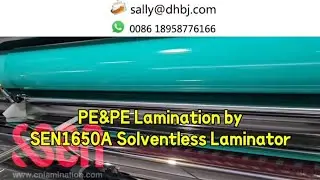 #SEN1650A machine well test before delivery to Uzbekistan,PE&PE in full width for PE protective film