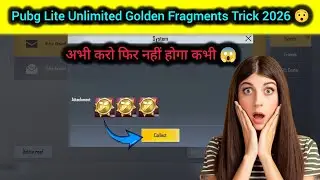 Pubg Lite Unlimited Golden Fragments Secret Trick 😲 | Pubg Lite Redeem Code Today 😍 