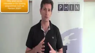 Interview on EU funding and Horizon 2020