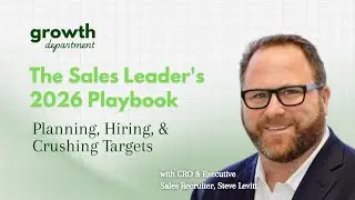 The Sales Leader's 2026 Playbook: Planning, Hiring, and Crushing Targets