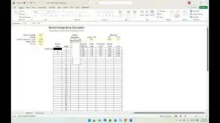 Series Voltage Drop Calculator - Quick Start