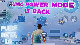 Runic power mode is back 😍😁 pubg beta 1.6 update