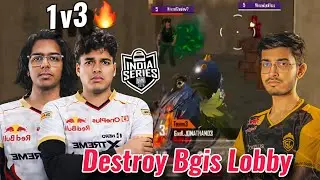 Godl Aggression in Bgis R4 Lobby  😳| Jonathan 1v3 🔥| B2B Squad Wipes 😮| 25 Finishes Total 😧