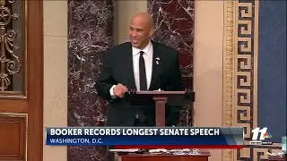 Senator Cory Booker&rsquo;s marathon speech passes the 24-hour mark