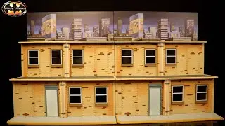 NECA Cartoon Street Scene Diorama TMNT 1:12 Scale Review & Comparison Action Figure City Turtles