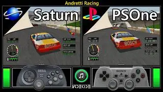 Andretti Racing (Sega Saturn vs PlayStation) Real Hardware Comparison