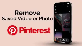 Как удалить сохраненное видео или изображение из Pinterest?