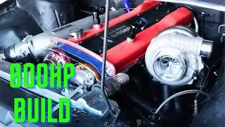 800HP RB25 240SX Build! Time-lapse