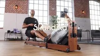 Skandika Nytta Wasserruderger&auml;t | klappbares Ruderger&auml;t mit 45&deg;-Tank-Technologie & Echtholz-Design