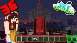 INTRODUCTION TO THE COMBAT WORLD!! Minecraft Skybounds - Monster Island - Episode 36