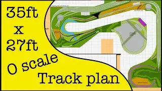 Huge 2 deck O scale Lionel / MTH track plan with all Ross Custom switches track.