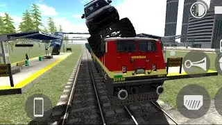 इंडियन ट्रेन ड्राइविंग वीडियो गेम (ट्रेन वाला गेम) ||Indian bikes driving 3D || Android gaming