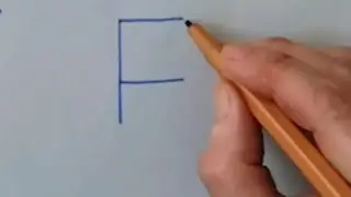 How to draw frog from letter F step by step||Easy Drawing Ideas|| Drawing simple||easy drawing