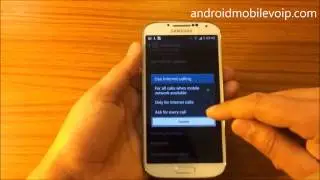 SIP Internet Calling and VoIP on Galaxy S4