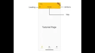 Flutter -AppBar, Leading $ actions[](Mobile App Development)
