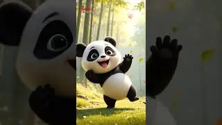 Panda Tout Rond - Chubby chubby panda | French Nursery Rhymes for Children's | fran&ccedil;aise | Shorts