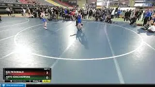 74 Lbs 1st Place Match - Kai McDonald, IA Vs Arto Khachatryan, CA B9ba
