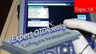 Viavi smartOTDR&nbsp; expert analysis settings | Configure otdr analysis setup files