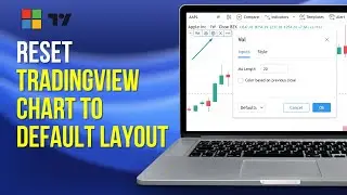 How To Reset TradingView Chart To Default Layout (QUICK & EASY)
