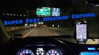 Satisfying Fast Highway Driving on Empty Road at Night | Asmr Driving Tingles and Triggers