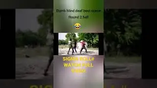 DUMB BLIND DEAF BEST SCENE#round2hell #r2h #funny #shorts