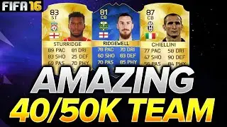 AMAZING 40K/50K TEAM! FIFA 16 INSANE SWEATY TEAM! FUT 16
